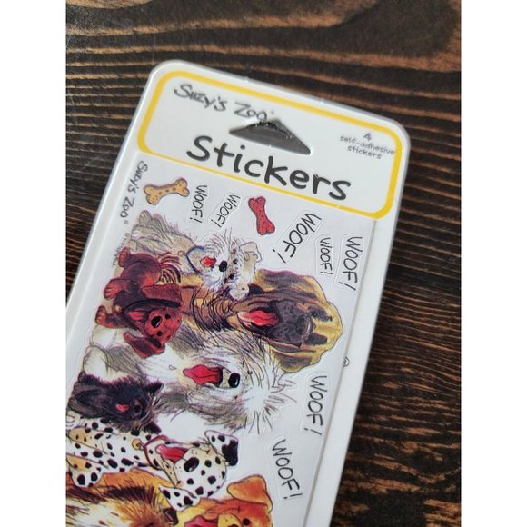 Stickers - Suzy's Zoo SEALED 9615 Dogs 4 Sheets - New, Rare, HTF - Retired 14&28 - Picture 2 of 5